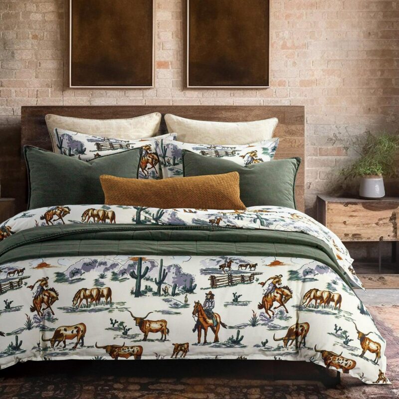 Paseo Road by HiEnd Accents Ranch Life Western Toile Reversible ...