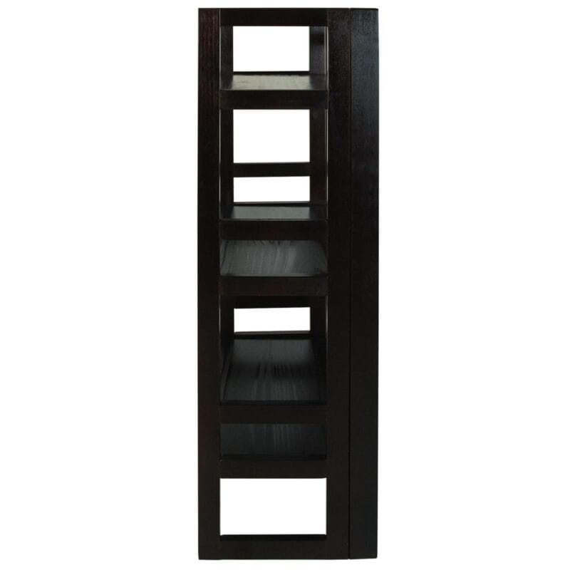 3-Shelf Folding Student Bookcase 20.75  Wide-Espresso - Image 5