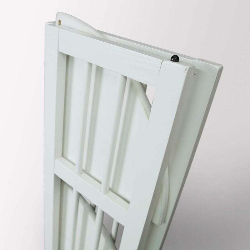 4-Shelf Corner Folding Bookcase - White - Image 6