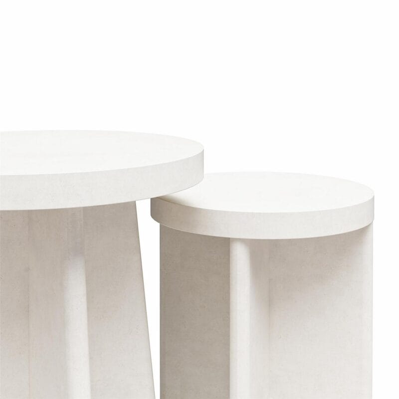 Ameriwood Home Liam End Tables, Set of 2, Faux Plaster - Image 8