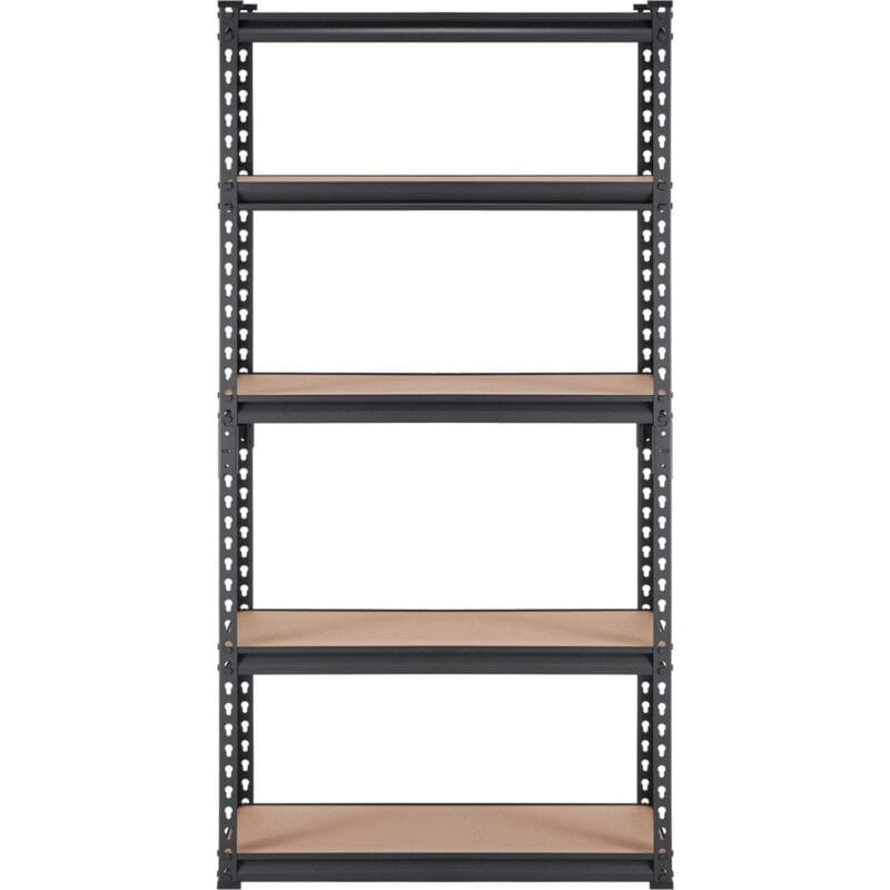 BENTISM 5 Tier Adjustable Heavy Duty Steel Shelving Unit, 12 D x 30 W x 60 H Garage Storage Rack 2000 lbs Load - Image 9