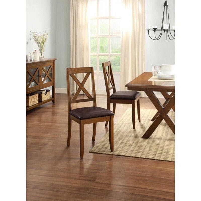 Better Homes and Gardens Maddox Crossing Dining Chair, Set of 2, Brown - Image 5