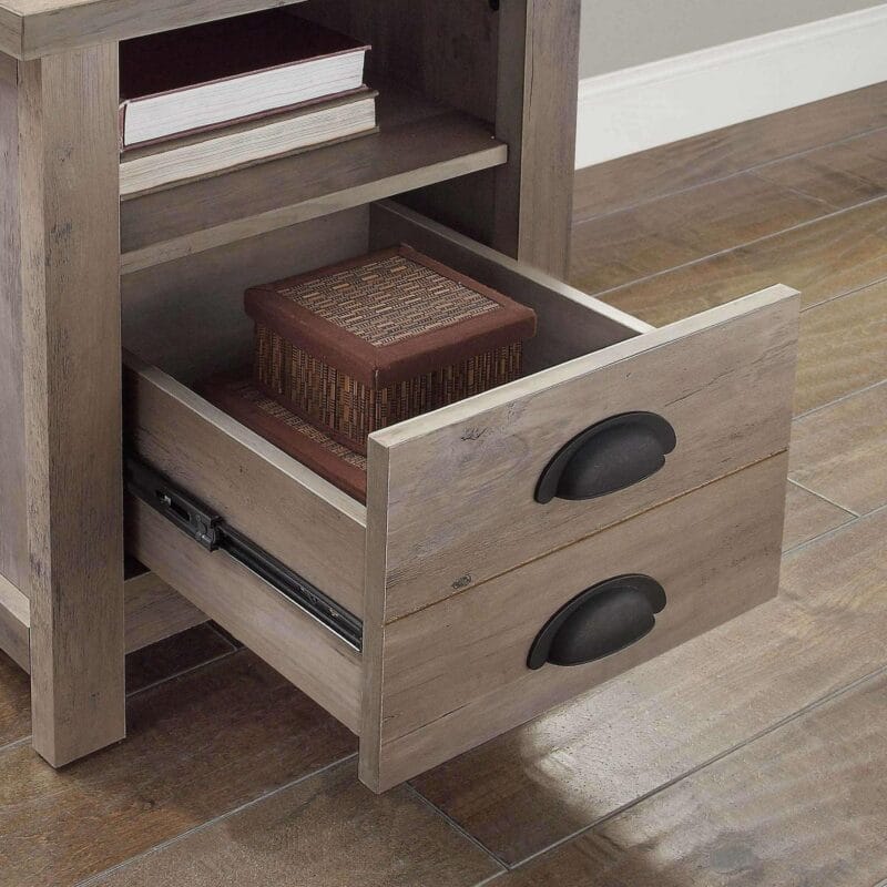 Better Homes and Gardens Granary Modern Farmhouse End Table, Rustic Gray - Image 5