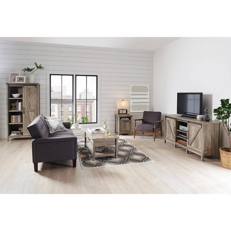 Better Homes and Gardens Modern Farmhouse Rectangle Lift-Top Coffee Table, Rustic Gray Finish - Image 4