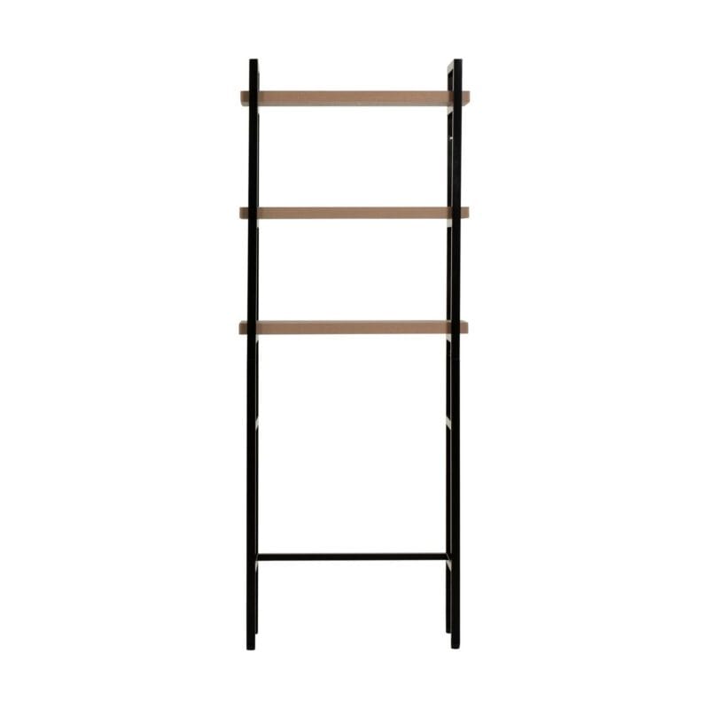 Better Homes and Gardens Jace 3-Shelf Over the Toilet Space Saver, Black and Natural Oak Finish - Image 13