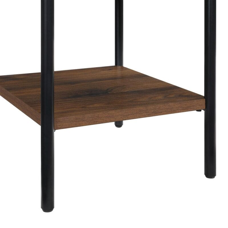 Better Homes and Gardens Wyatt Geo End Table, Walnut Finish - Image 9