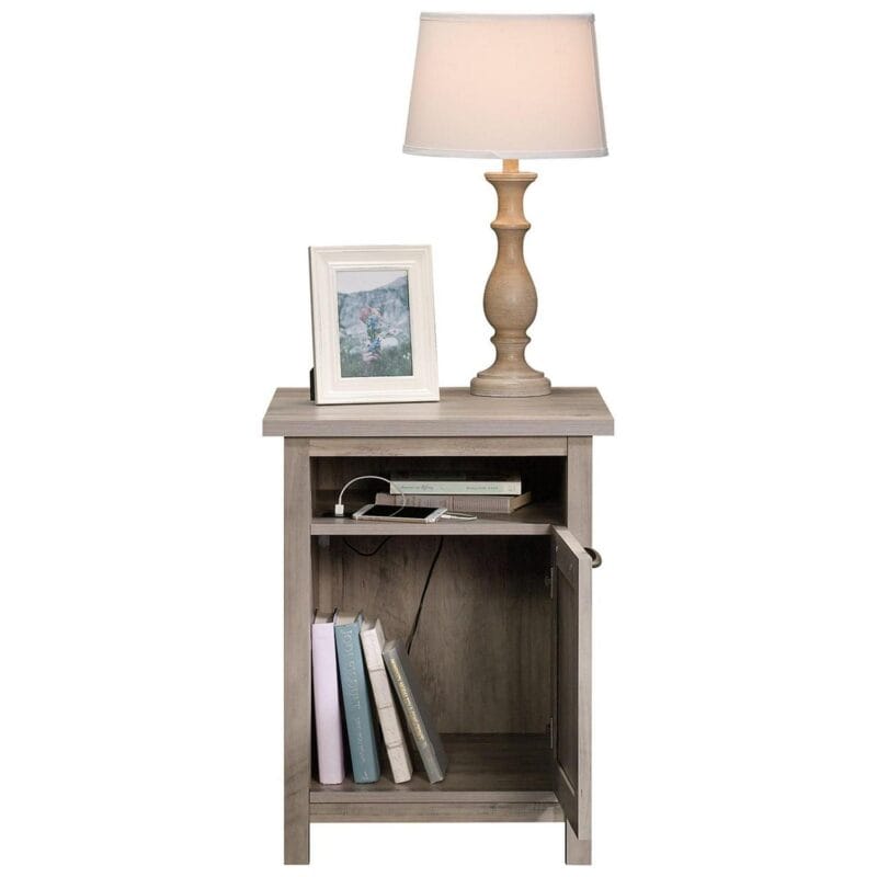 Better Homes and Gardens Modern Farmhouse USB Nightstand, Rustic Gray - Image 15