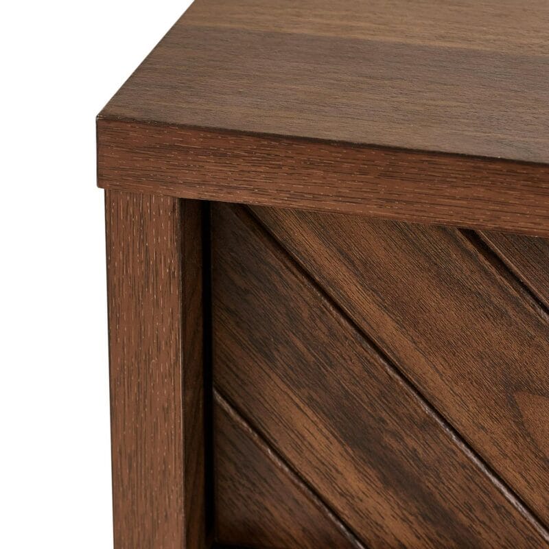 Better Homes and Gardens Wyatt Geo End Table, Walnut Finish - Image 6