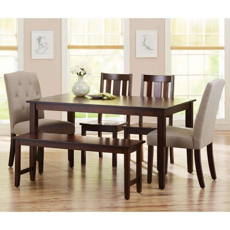 Better Homes and Gardens Bankston Dining Chair, Set of 2, Mocha - Image 4