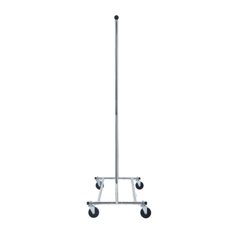 Better Homes and Gardens 300lbs Heavy Duty Folding Adjustable Rolling Garment Rack, Chrome - Image 6