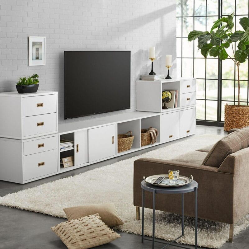 Better Homes and Gardens Ludlow Open Display Bookcase, White - Image 8