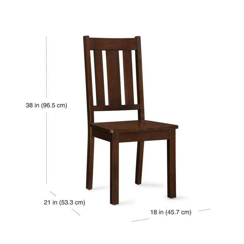 Better Homes and Gardens Bankston Dining Chair, Set of 2, Mocha - Image 3