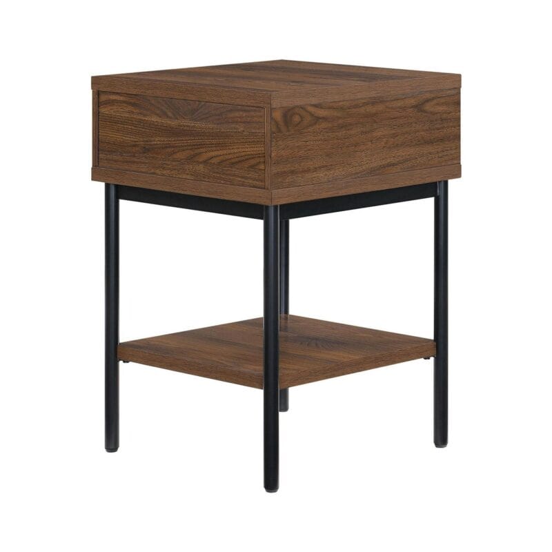 Better Homes and Gardens Wyatt Geo End Table, Walnut Finish - Image 13