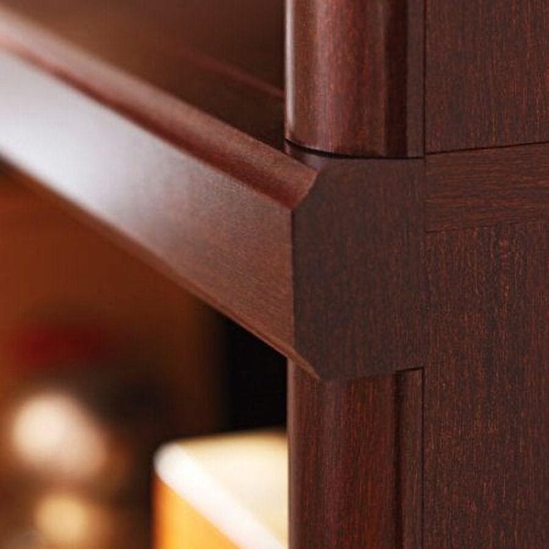 Better Homes and Gardens 71  Ashwood Road 5 Shelf Bookcase, Cherry Finish - Image 6