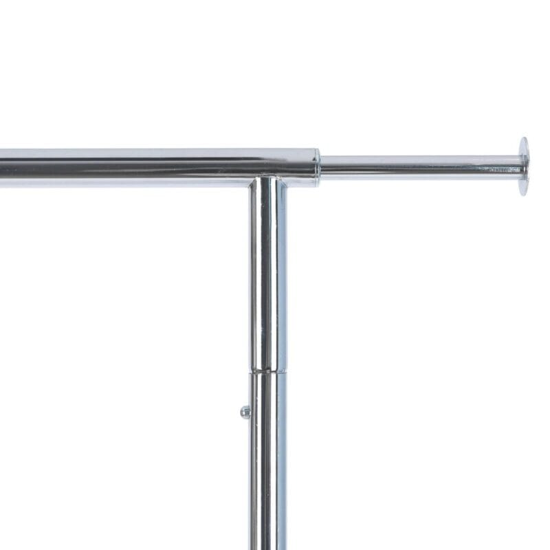 Better Homes and Gardens 300lbs Heavy Duty Folding Adjustable Rolling Garment Rack, Chrome - Image 7