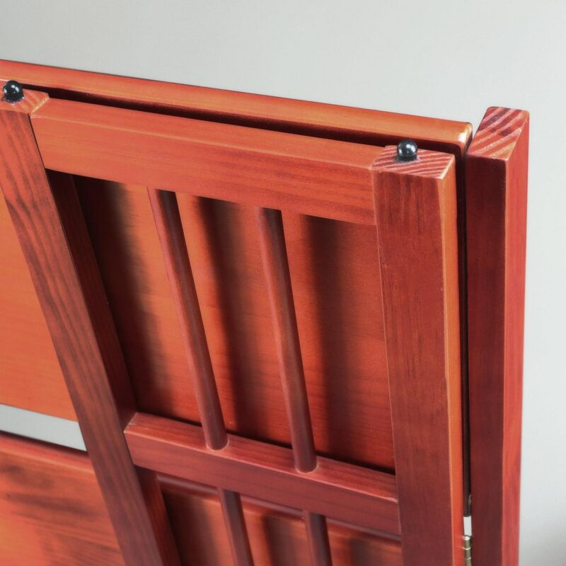 Casual Home 330-29 27.5 in. 3-Shelf Folding Stackable Bookcase, Mahogany - Image 16