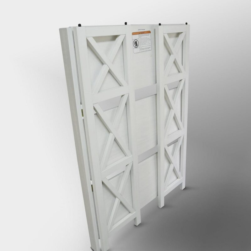 Casual Home Montego 3-Shelf Folding Bookcase - White - Image 17
