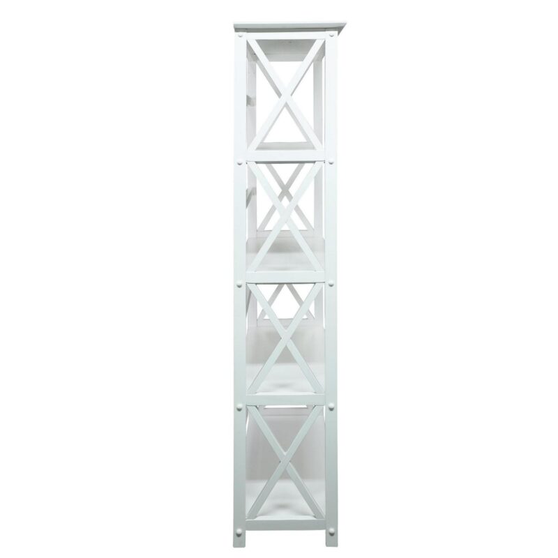 Casual Home Montego 5-Shelf Bookcase - White - Image 5