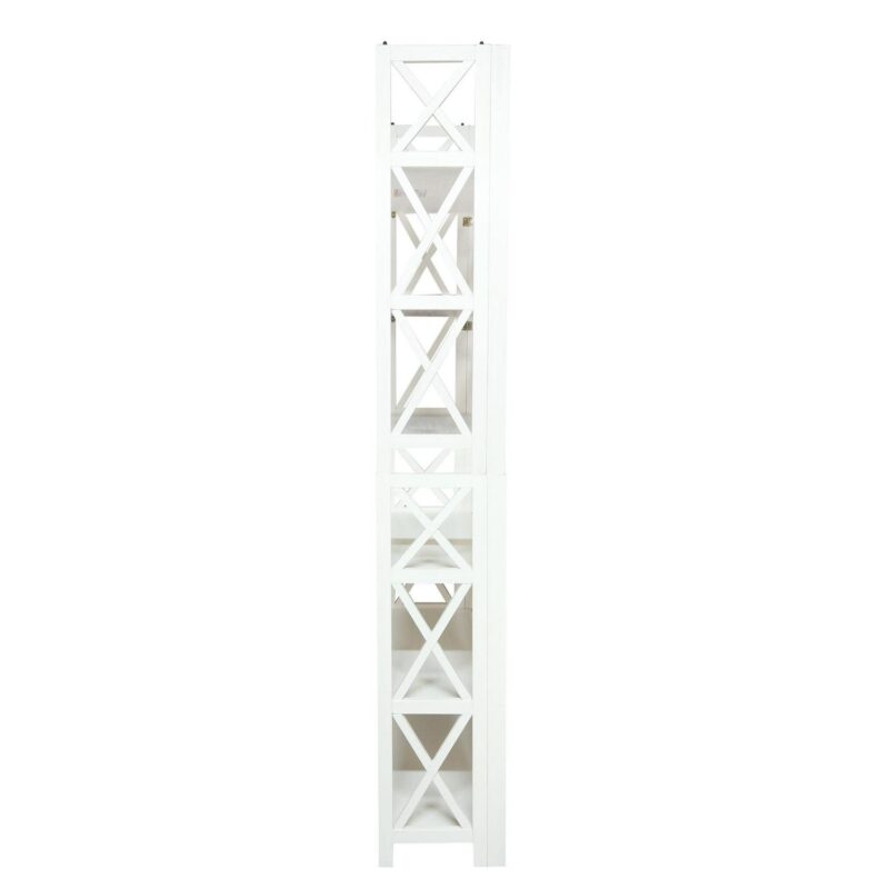 Casual Home Montego 3-Shelf Folding Bookcase - White - Image 9