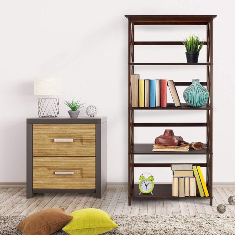 Casual Home Montego 5-Shelf Bookcase - Image 3