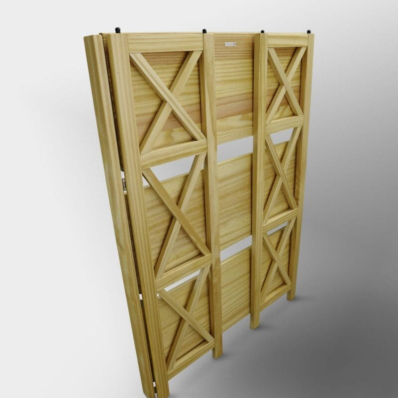 Casual Home Montego 3-Shelf Folding Bookcase -Natural - Image 19