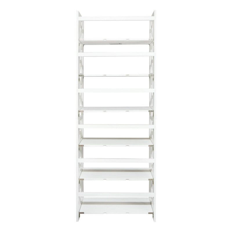 Casual Home Montego 3-Shelf Folding Bookcase - White - Image 10