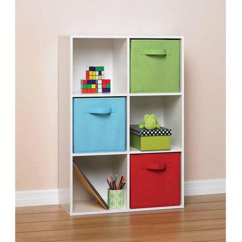 ClosetMaidA 6-Cube Organizer, White - Image 3