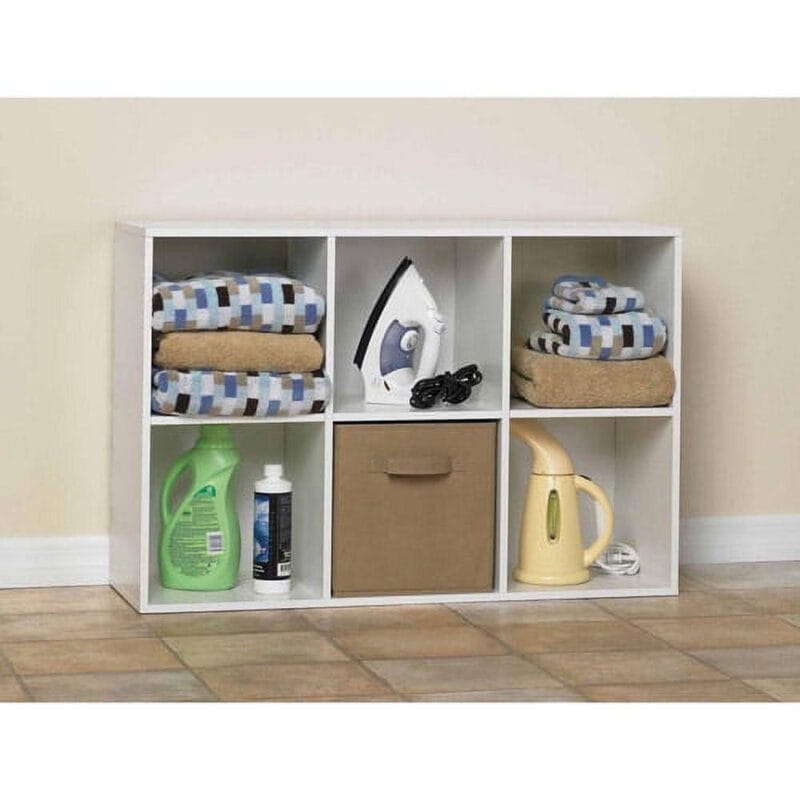 ClosetMaidA 6-Cube Organizer, White - Image 4