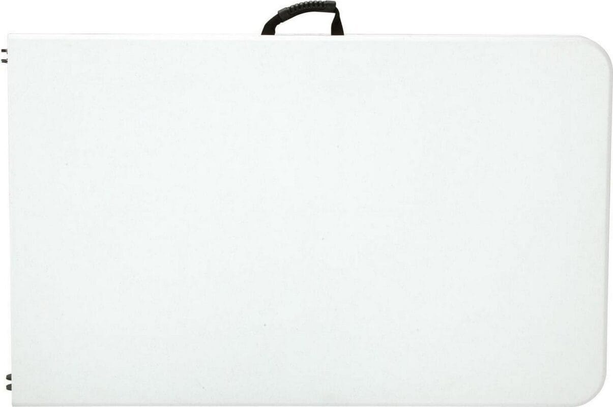 Cosco 8 Foot Centerfold Folding Table, White - Image 7