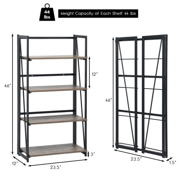 Costway 4 Tier Foldi b45538c1d71ce27134b5fcf3257db358
