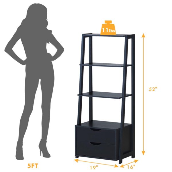 Costway 4 Tier Ladde 8a71b3703c5867219f09e9bad8c2ddfe