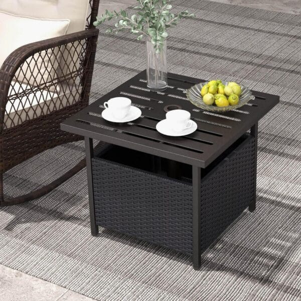 Costway Rattan Wicke 458e4b4921b5537550486ebcfe411ec9