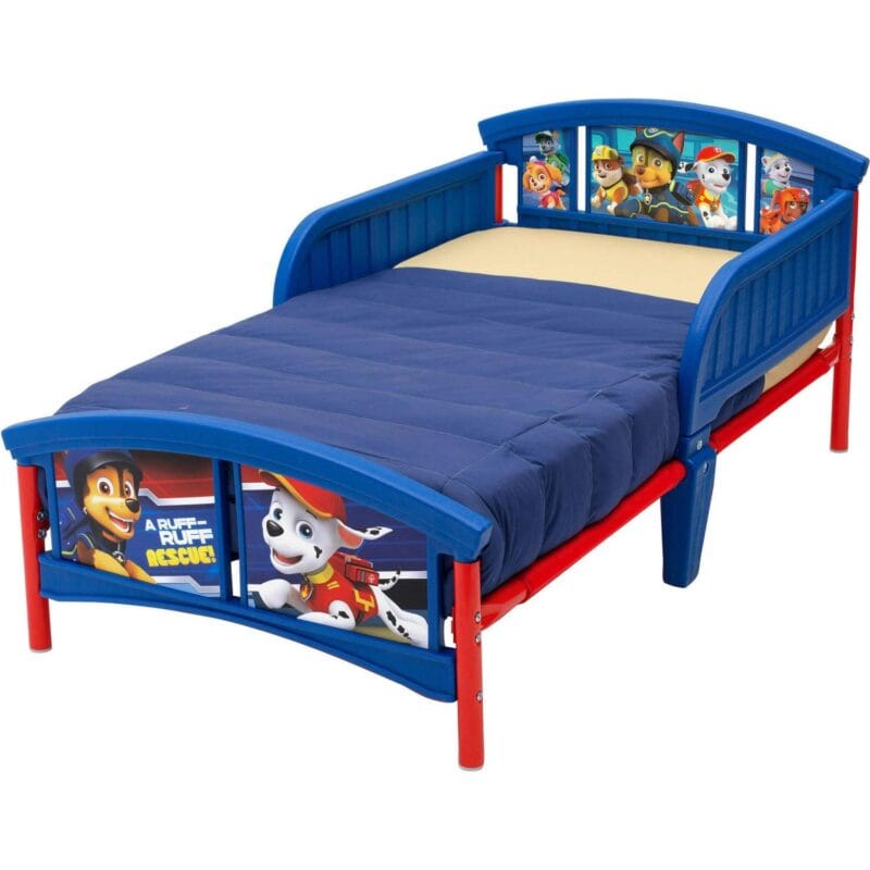 Delta Children Nick Jr. PAW Patrol Plastic Toddler Bed, Blue - Image 4