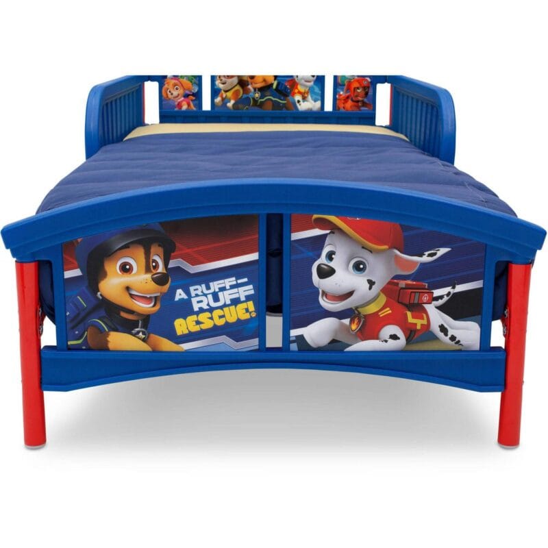 Delta Children Nick Jr. PAW Patrol Plastic Toddler Bed, Blue - Image 6
