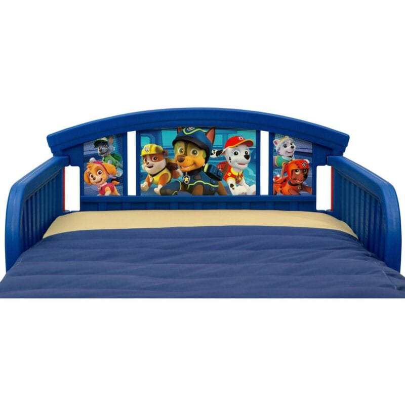Delta Children Nick Jr. PAW Patrol Plastic Toddler Bed, Blue - Image 5