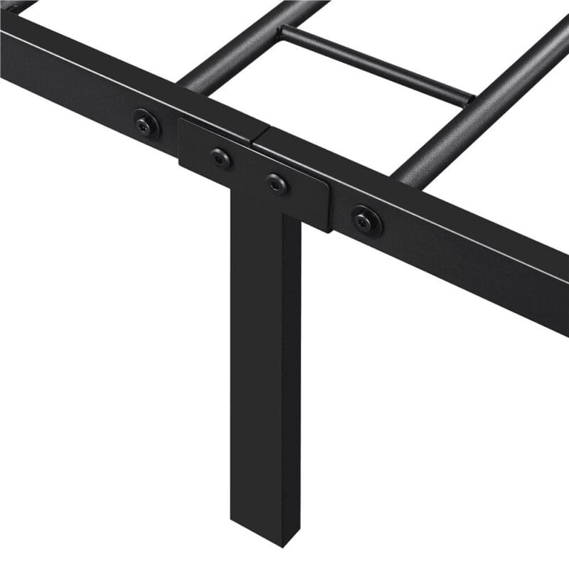 Easyfashion Journee x-Design Metal Platform Twin Bed, Black - Image 6