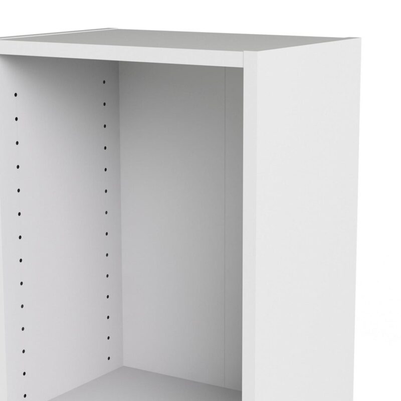Element Collection Tall Narrow 5 Shelf Bookcase, White - Image 4