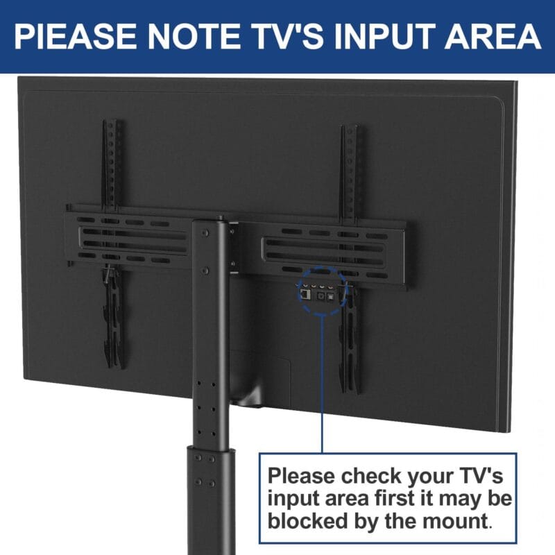FITUEYES Universal TV Stand Base with Swivel Mount, Corner Floor TV Stand for 32 39 42 50 55 60 65 Inch TVs - Image 7