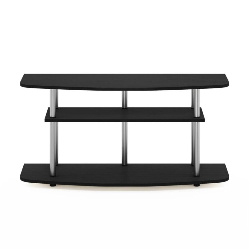 Furinno Frans Turn-N-Tube 3-Tier TV Stand for TV up to 46, White Oak - Image 3