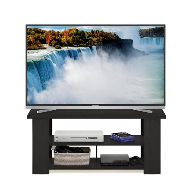 Furinno JAYA Engineered Wood TV Stand for TV up to 55  in Espresso - Image 5