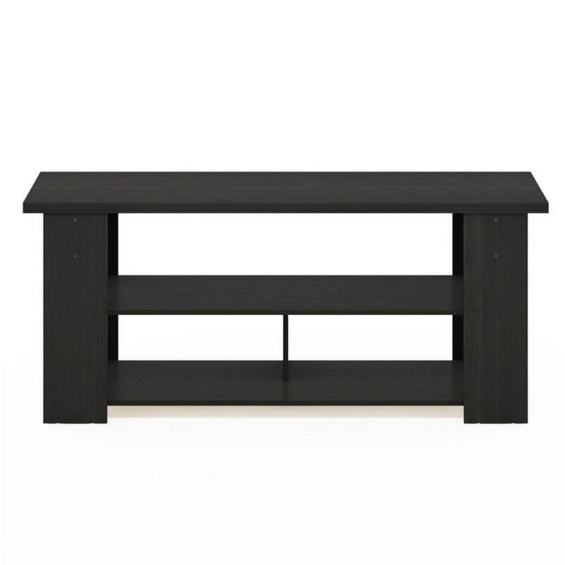 Furinno JAYA Engineered Wood TV Stand for TV up to 55  in Espresso - Image 3