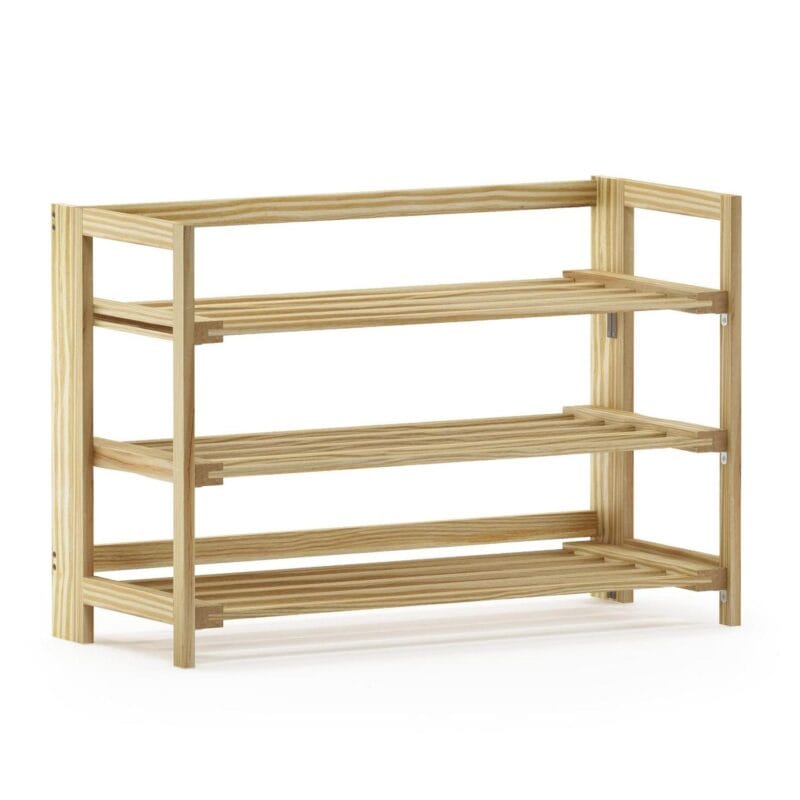 Furinno Pasir 4-Tier Open Shelf, White