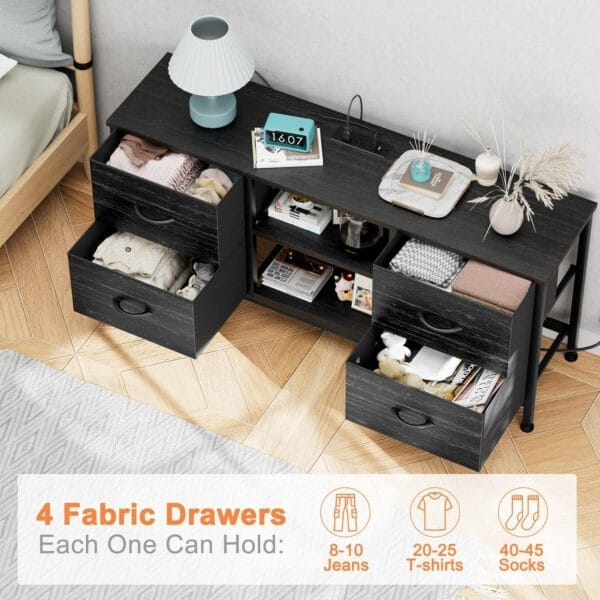 GIKPAL Black Dresser e5a22d4550c4fcfb30c68af09bdb4486