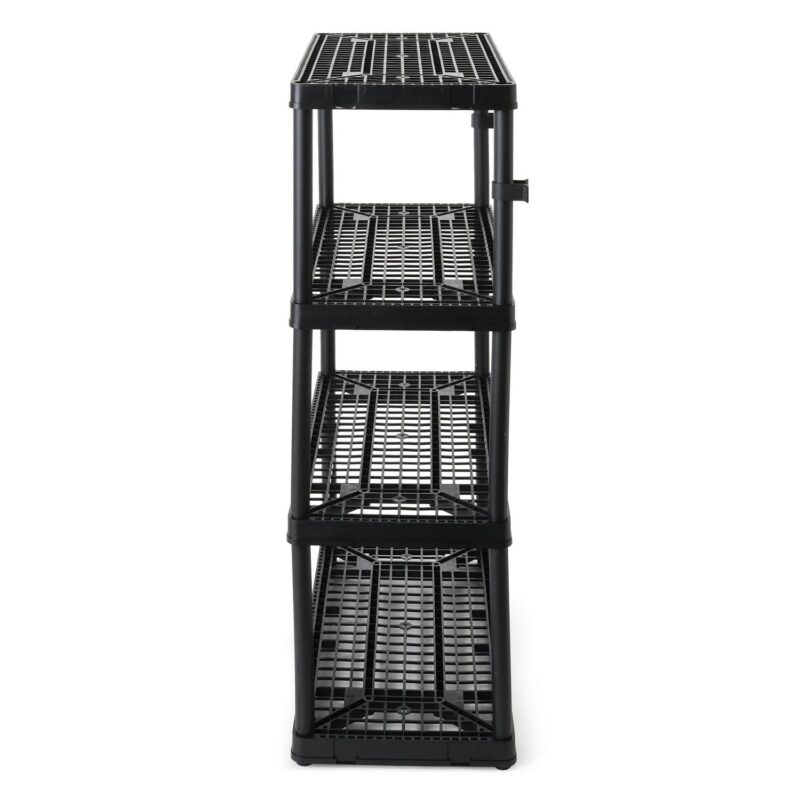 Gracious Living 4 Shelf Fixed Height Ventilated Heavy Duty Storage Unit - Image 7