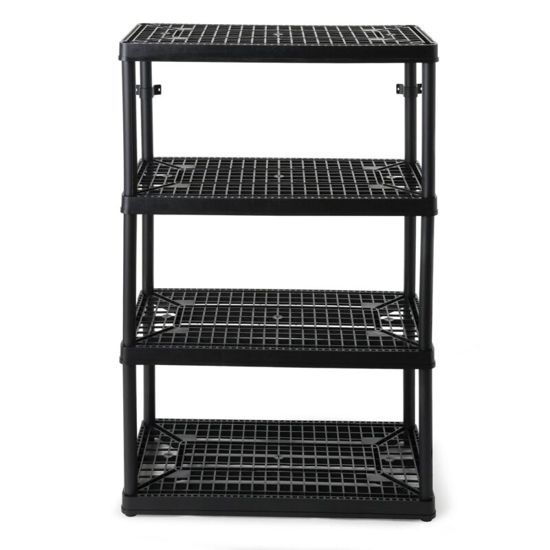 Gracious Living 4 Shelf Fixed Height Ventilated Heavy Duty Storage Unit - Image 12