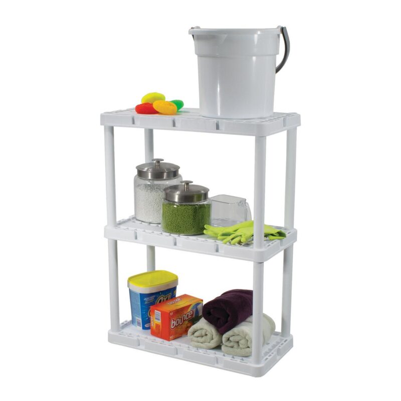 Gracious Living Knect A Shelf 3 Shelf Interlocking Storage Units (3 Pack) - Image 7