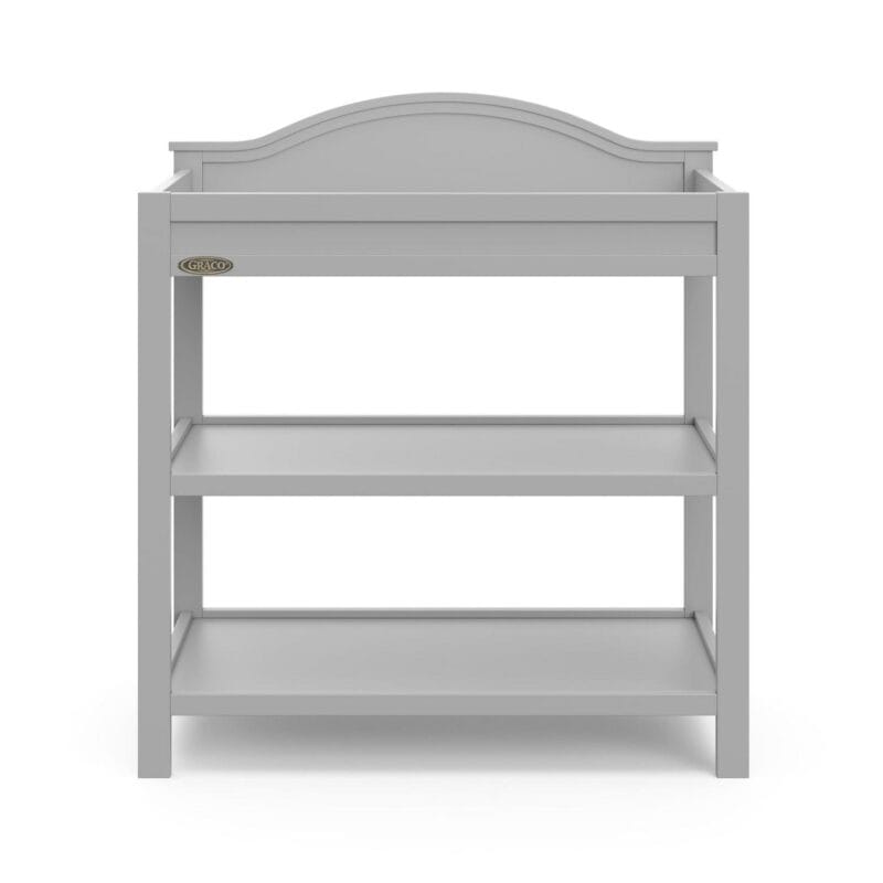 Graco Story Infant Wood Changing Table, Pebble Gray - Image 4
