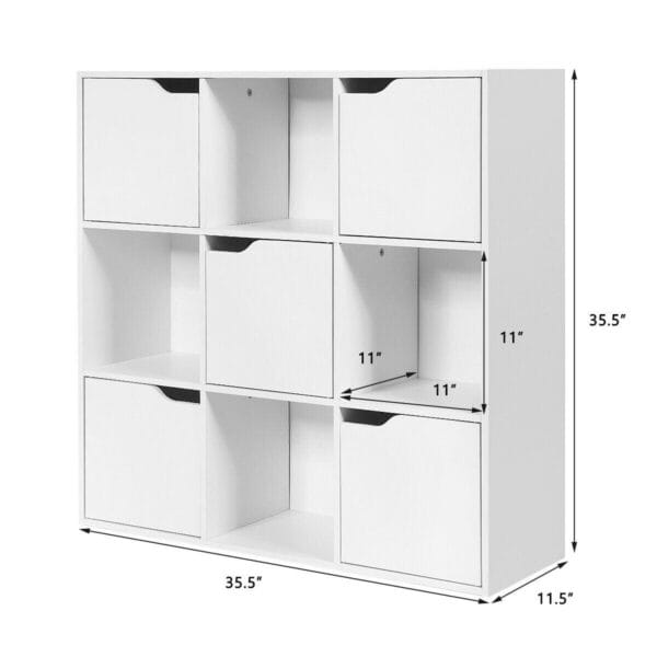 Gymax 9 Cube Bookcas fd048f9e1c728b4d0b16a3c2ad8a6654