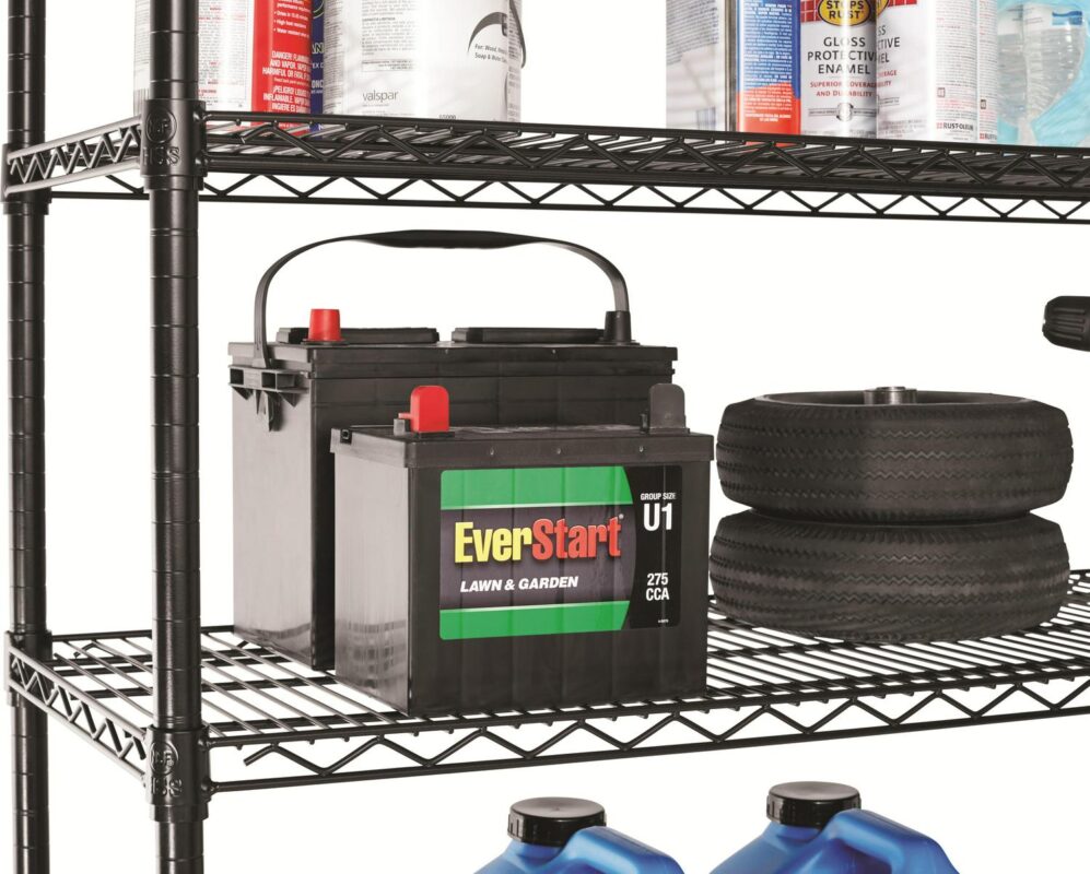 Hyper Tough Black Wire Shelf 6-Tier 72 H x 47.7 W x 18 D, 3600lbs Total Capacity - Image 7
