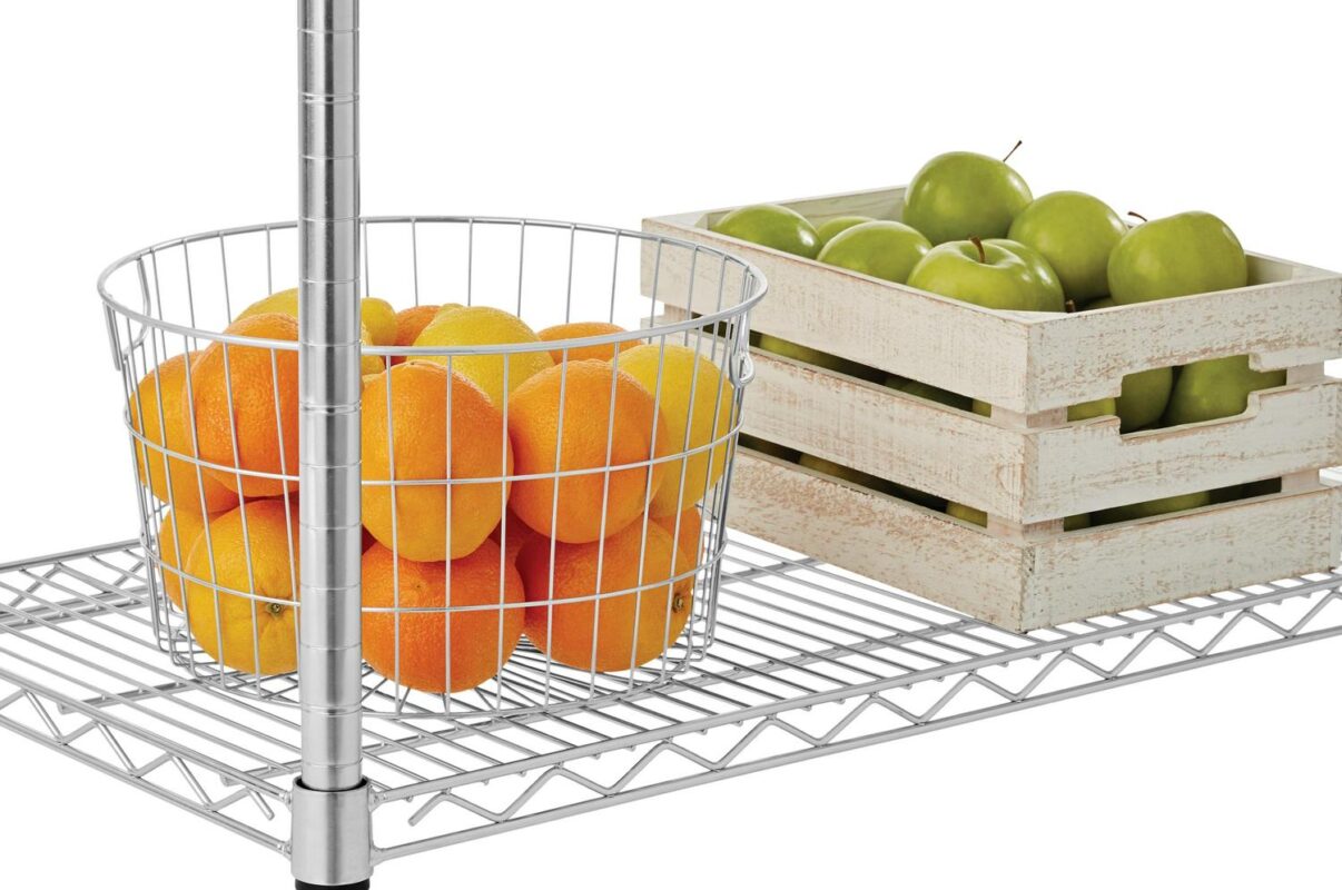 Hyper Tough Chrome Wire Shelf 5-Tier Heavy Duty 72 H x 48 W x 16 D, 3000lb Total Capacity - Image 6